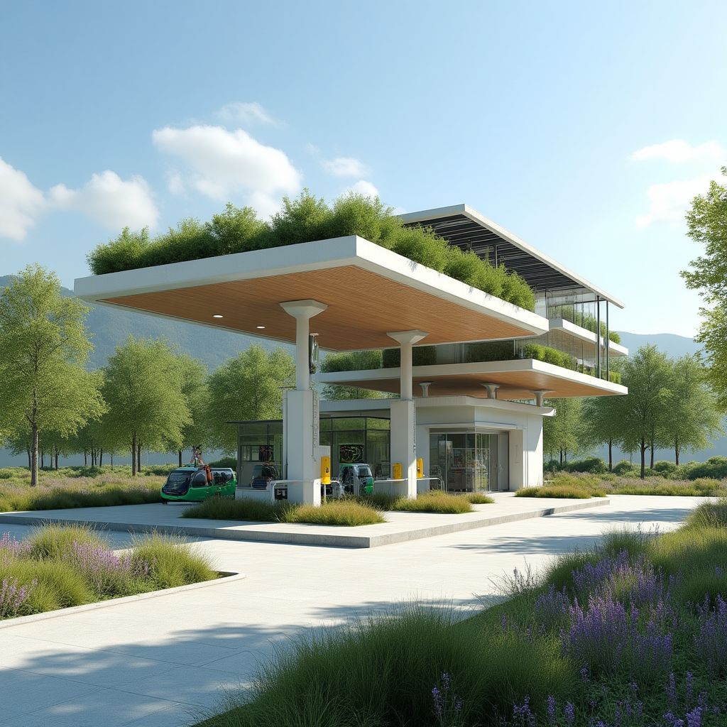Estación YPF con tecnología ecológica